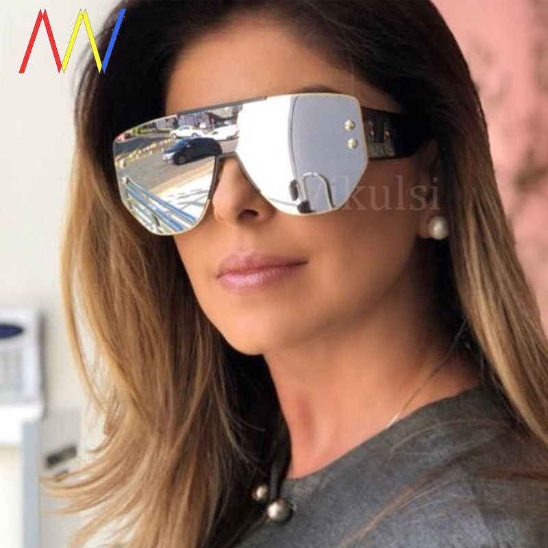 Retro Sunglasses Mirror Fashion Square sun-Glasses Women men