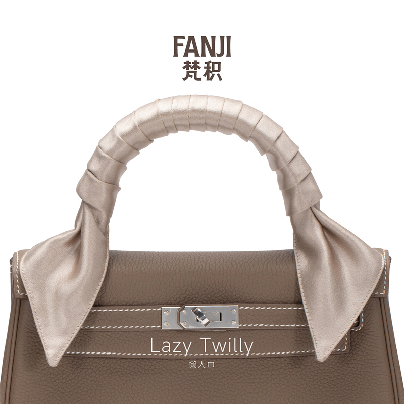 Fanji Is Suitable for Hermès Kelly Satin Lazy Twilly Scarf Handle Protector with Magnetic Attraction