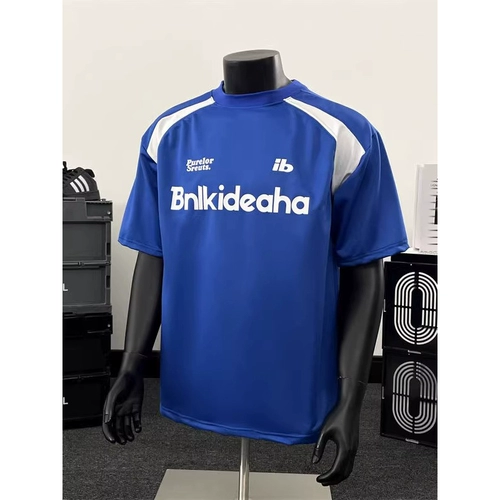 Дышащая летняя футболка, дорожная баскетбольная спортивная футбольная форма, в американском стиле, короткий рукав