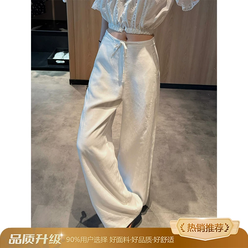 Summer thin trousers, loose straight fit