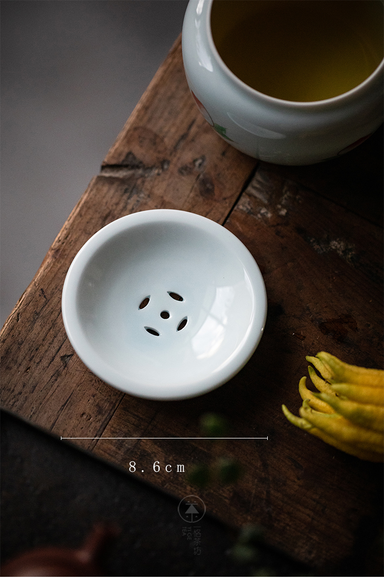Vegetation school ceramics hand - made tea wash to built for wash in hot water cylinder with cover cup writing brush washer from kung fu tea accessories