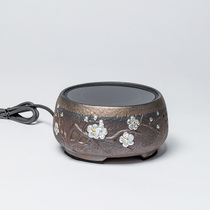 Caomu Temple Ceramic Electric Pottery Stove Tea Maker Small Tea Stove Household Tea Maker Induction Stove Kettle Kettle Warmer Tea Maker Light Wave Stove