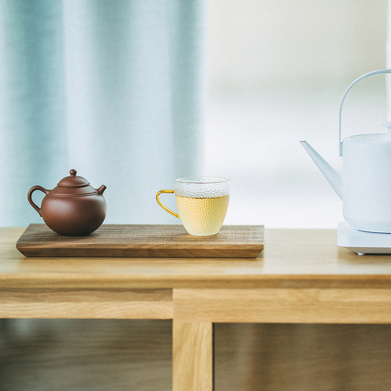 Vegetation school Japanese hammer glass cup with the heat - resistant glass ultimately responds cups of coffee cup tea cup