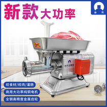 New Taiyuan meat grinder commercial electric stainless steel high-power enema minced frozen meat for stuffing butcher shop use