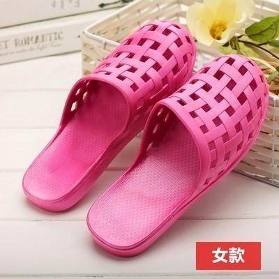 Flat Bottom Home Flat Heel Slippers Female Summer Han Baotou Dongle Thick Bottom Soft Bottom Non-slip Bathroom Plastic Bag Feet Sandals