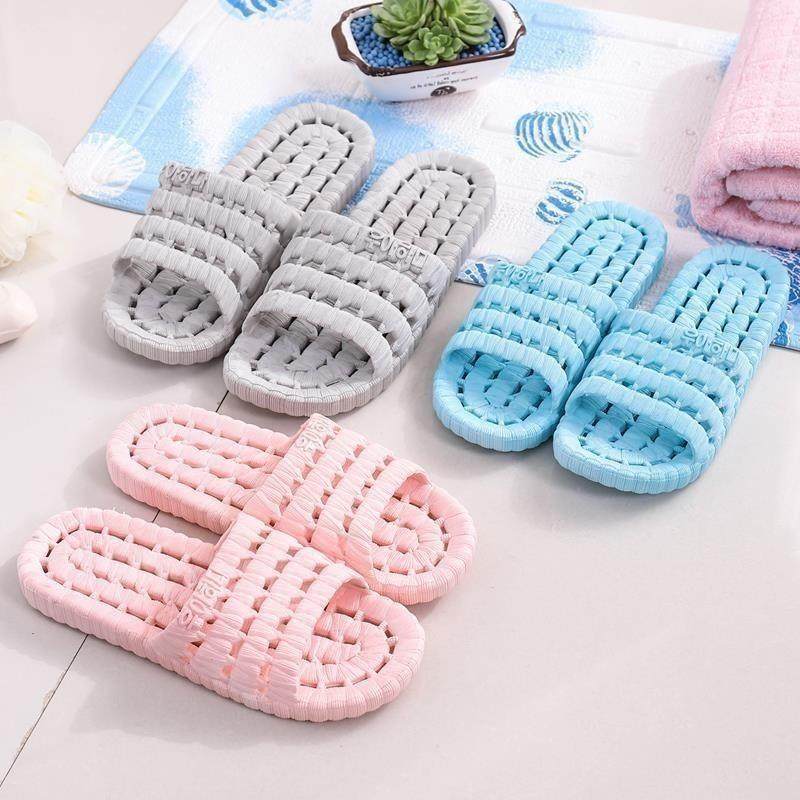 Makeup Room Blue Women's Slippers Summer Non-slip Home Teen Bath for the summer RMBten The following is resistant