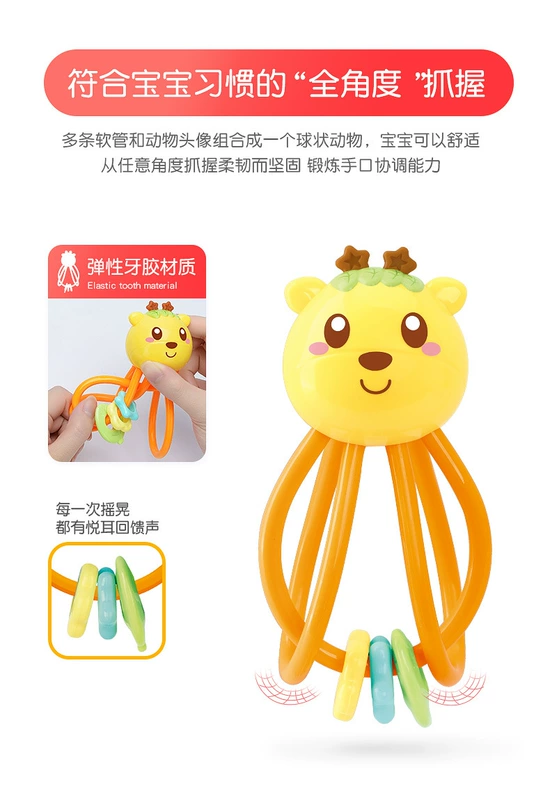 Đồ chơi cho bé Teether Grip Răng cưa Trẻ sơ sinh 0-3-6-12 tháng Đồ chơi cho bé 0-1 tuổi Câu đố - Khác