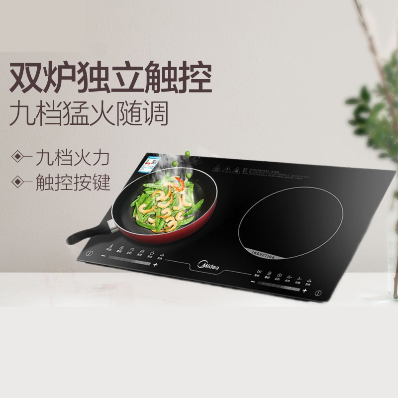 Perfect induction cookerboard Taipower double-mouth gas stove Home High power C2-2ST3304 Embedded timing