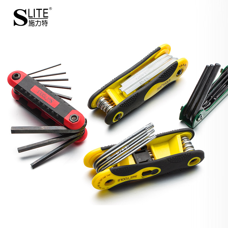 Forced Chrome Vanadium Steel Inner Hexagon Wrench 1 5-8mm Star Plum With Hole Wrench T9T10T15T20-T40 