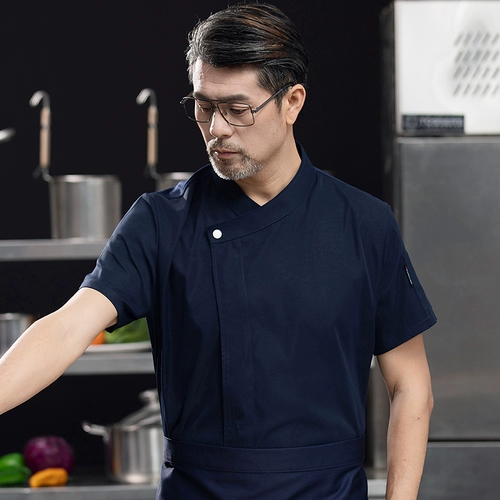 Шеф -повара рабочая одежда мужская короткая -выпека