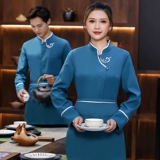 Официант отеля Работа в одежде Женская длинная -насыщенная кейтер