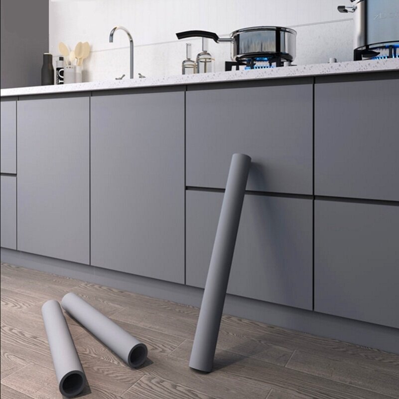 No Stained Kitchen Stickers Fridge Full Sticker wallpaper waterproof and anti-oil self-adhesive wallpaper Bring your own adhesive Thickened-Thickened-Refurbished Sticker