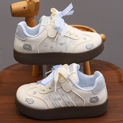 British Kidsren's Canvas Shoes for Girls 2026 New Soft-Soled Casual Versatile Sports Sneakers Autum Style Single Shoes for Girls — 2