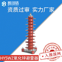 HY5WZ -42 51 134Q power station type cable composite high voltage zinc oxide arrester 35 40 5 110kv