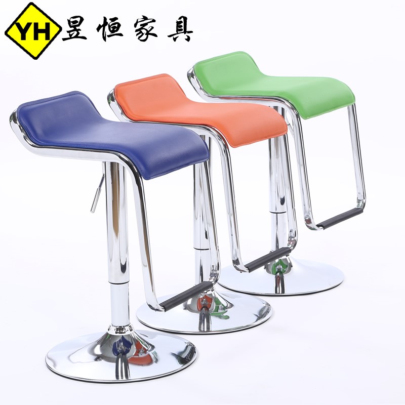 Bar chair lift chair Modern minimalist bar chair High stool Front desk fashion bar stool cashier chair swivel chair