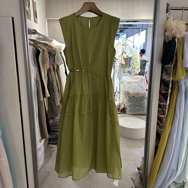 Avocado Green Sleeveless Dress for Women, Summer Long Style, Elegant and Sophisticated, Flattering, Vacation Style J8639, Slimming Avocado Green Sleeveless Dress for Women, Summer Long Style, Elegant and Sophisticated, Flattering, Vacation Style J8639, Slimming
