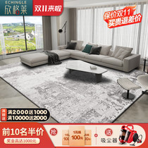 Carpet living room Nordic modern minimalist coffee table carpet mat pastry pastry breeze light luxury bedroom bedside blanket household Gray