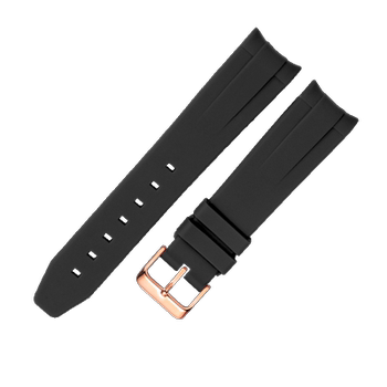 Titu king silicone rubber watch strap for men
