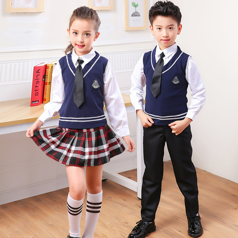 Major Chorus Costume Children of primary and middle school students perform the song Wing Competition Costume Poetry Recitation School Uniforms of Inn Wind Men and Men