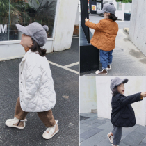 The city of beautiful girls Baby light and thin down jacket jacket winter wear new childrens clothing foreign style version