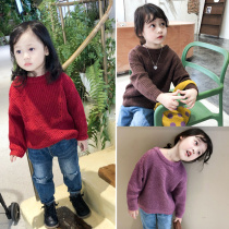The city of beautiful girls Baby Color BASIC sweater autumn new girl dress beauty