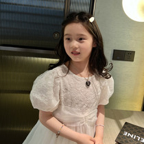 Girl Temperament Great Butterfly Knot Princess Dresses Nepotism Dress Summer New childrens Korean version of childlike clothing Beauty