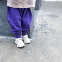 City of beauty girl girl baby foot foot mouth sports casual pants 2019 autumn new girls clothing Super Korean