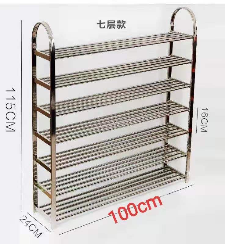 Stainless Steel Aluminum Alloy Shoe Cabinet Home Doorway Sun Protection Outdoor Balcony Shoe Rack Multilayer Dust-Proof Modern Minima Waterproof-Taobao