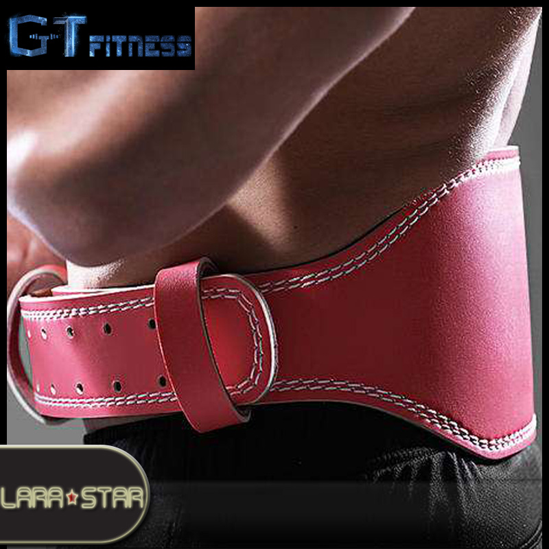 Laura's Star Professional Apparatus Fitness Protection Support Male Deep Squatting Hard Pull Weightlifting Training Cow Leather Widening of the belt