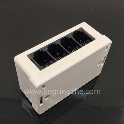[USD 6.29] Computer room, wiring, switch, network, one turn, four ...