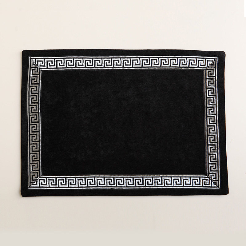 Dafan fabric European American neo-classical western table mat fabric new Chinese tea towel tea table mat coaster insulation bowl mat