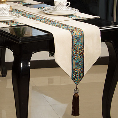 Table Flag Eu Style American Fancy Luxury Modern Simplicity Light Extravagant style New Chinese meditation Tea Table Tea Table flag Gaib