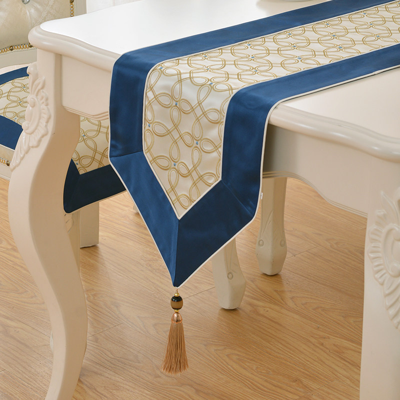 Eurostyle lavish American Mediterranean Living room table Dining Table Flag Modern Simplicity New Chinese Tea Table Cloth Fabric Customize