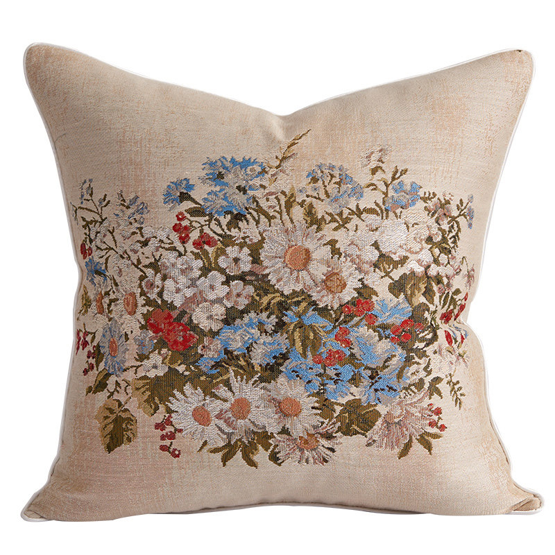 European-style American-style bedside pillow Nordic sofa cushion modern minimalist car office pillow nap lumbar pillow