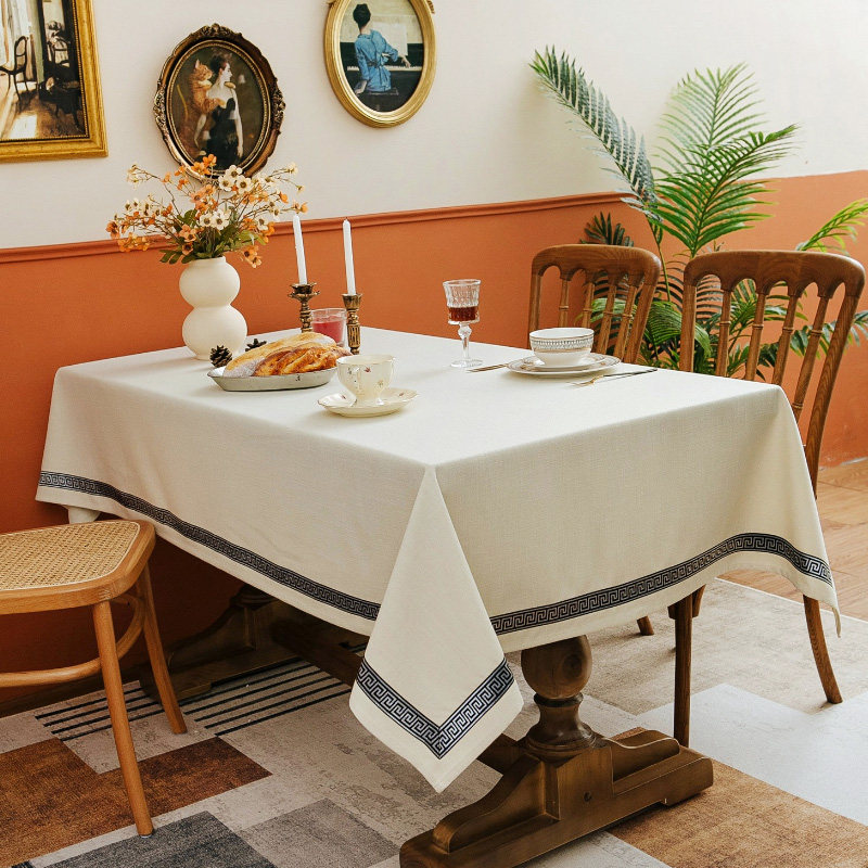 Dafan Chinese tablecloth fabric cotton linen rectangle Zen tea tablecloth tea table cloth modern minimalist TV cabinet cover cloth