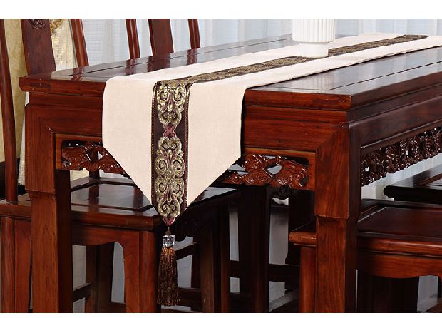 Khăn trải bàn năm mới màu đỏ bàn cờ dài dải bàn cà phê khăn trải bàn khăn trải giường kết hôn Trung Quốc Zen phong cách Trung Quốc - Khăn trải bàn khăn trải bàn bằng nhựa