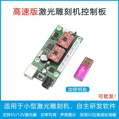 Small laser engraving machine 32-bit high-speed control board DIYGRBL two-axis USB control board independent research and development software