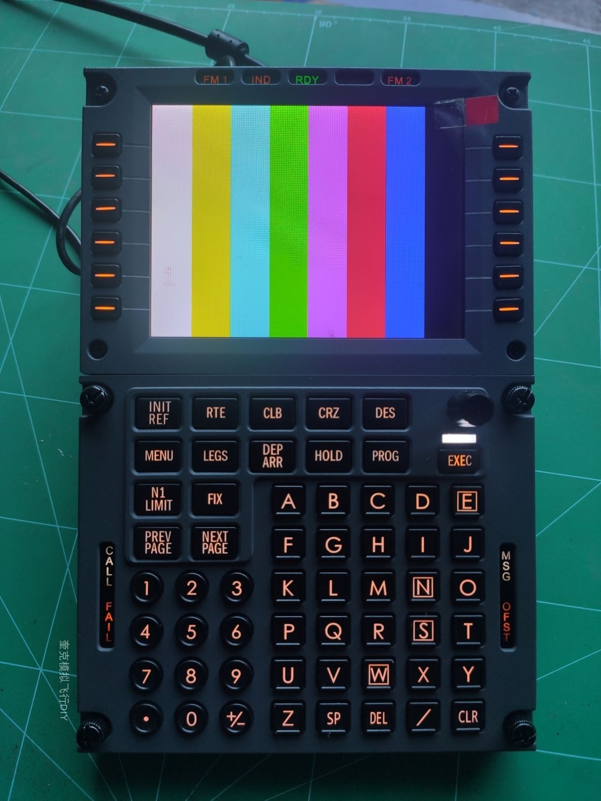 QCDU v2 Boeing B737 Airbus A320 CDU FMC MCDU Quaker Quality Manufacturing