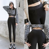 Dorian dress Garnapped thickened with bottomless black pants female autumn outwear Barbie spring autumn small footed pencil Magic slim leg strong pressure