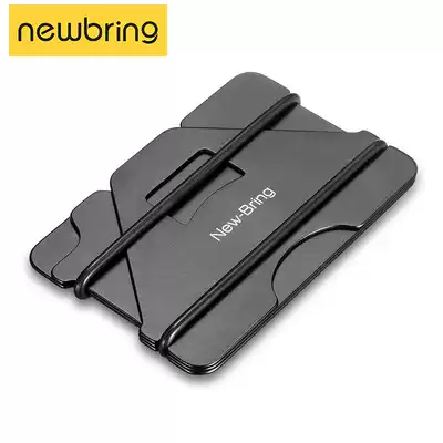 Niu Bing metal card bag male ultra-thin wallet anti-theft brush anti-degaussing nfc large capacity driver's license