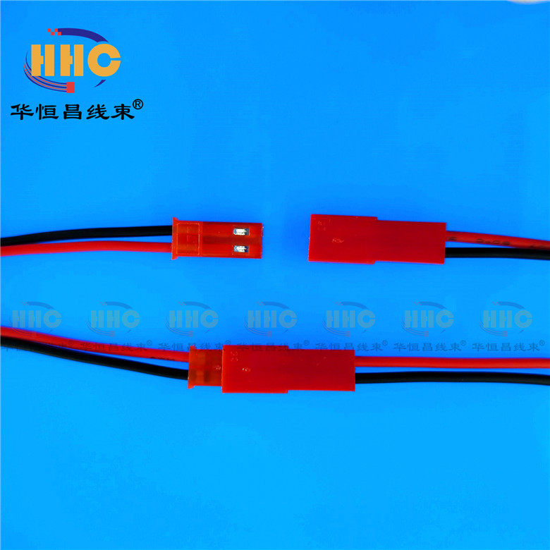 JST SYP2 54mm-2P red shell plug-in cable LED male and female plug 22awg tinned tail - Taobao