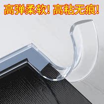 l-type soft silicone transparent anti-collision strip household cabinet glass protection side strip edge soft strip edge security patch