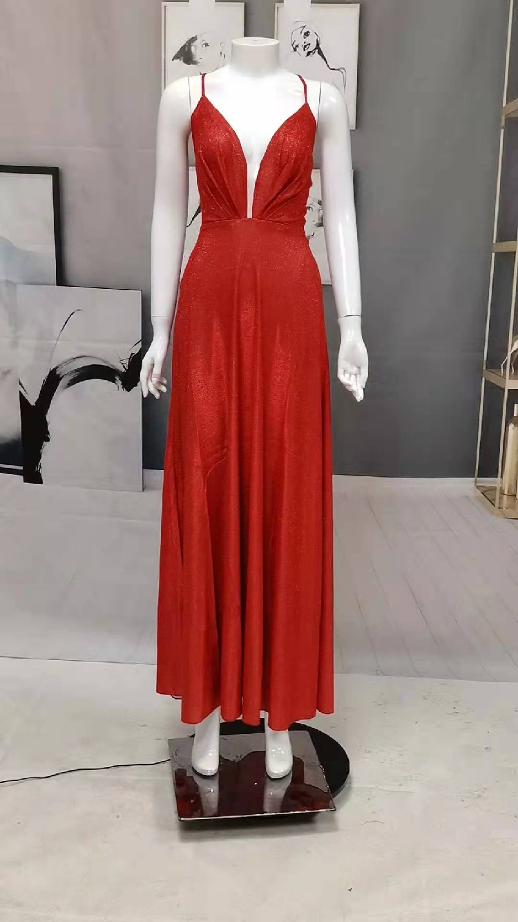 Spaghetti Braps Satin Promply Sexy Evening Женщины платье 