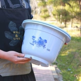 Полюсная вода горшок горшок с зеленым растением вода лотция