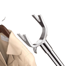 Clothes pole household clothes drying pole retractable stainless steel clothes drying pole clothes fork hanging clothes guard fixed balcony