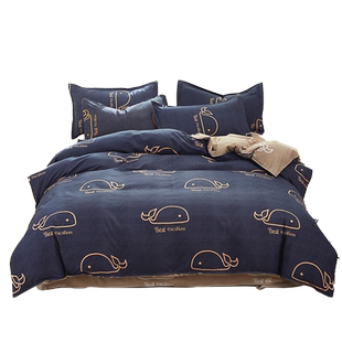 被套单件150x200x230学生宿舍单人被罩儿童四件套单独被单180男冬