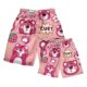 ກາຕູນ Strawberry ຫມີສັ້ນສັ້ນຜູ້ຊາຍ Summer Loose Home Furnishing Pajama Pants Casual Pants Couple Beach Vacation Beach Pants