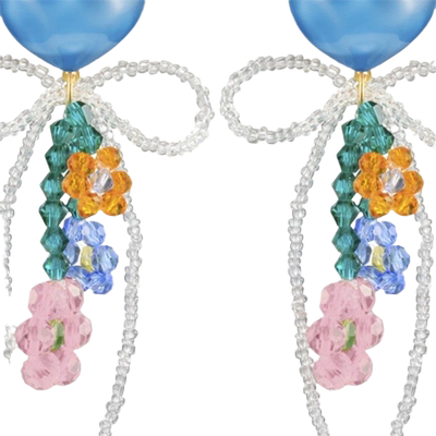 山茶花流苏耳夹女|超5000次加购