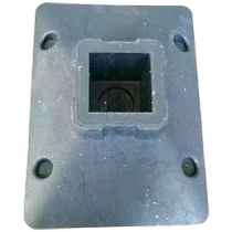 Guardrail base road highway guardrail accessories square durable thickened base sidewalk isolation fence rubber base