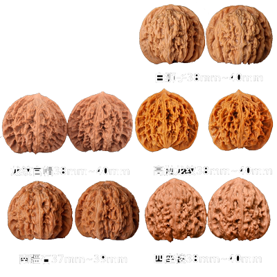 核桃王勇狮子头四座麦穗虎头